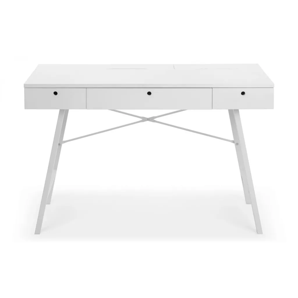 White scandi outlet desk