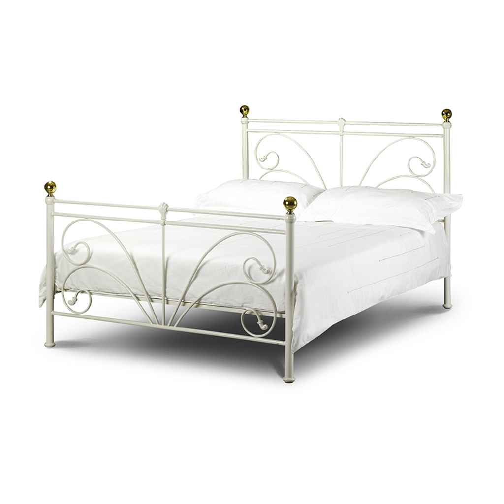 spanish-style-ivory-metal-bed-frame-double-4ft-6