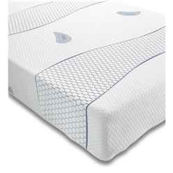 2ft 6" Small Single Cool Blue Memory Foam Mattress - (75cm)