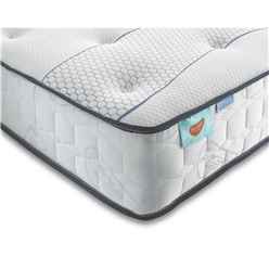 ​6ft Super King Size Cool Blue Memory Foam Pocket Mattress - (180cm)