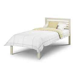 Classic Stone White Pine Bed Frame - Single 3ft