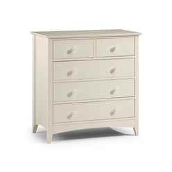 Stone White 3 + 2 Drawer Chest