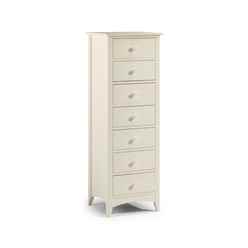 Stone White 7 Drawer Narrow Chest