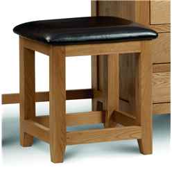 Stylish White Oak Dressing Stool