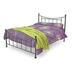 Bristol Black Metal Bed Frame - Double 4ft 6" - Free Next UK Delivery*