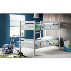 Dove Grey Bunk Bed 2 x 3ft (90cm) 