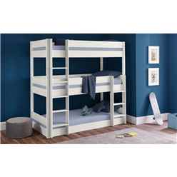 Premium Surf White Triple Bunk Bed 