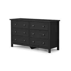 Premium Anthracite Drawer Chest - 6 Drawer