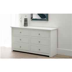 Clean Surf White 6 Drawer Chest