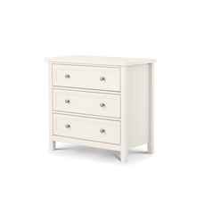 Premier Surf White 3 Drawers Chest