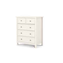 Premier Surf White 3+2 Drawer Chest