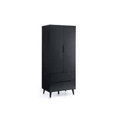 Retro Anthracite Combination Wardrobe