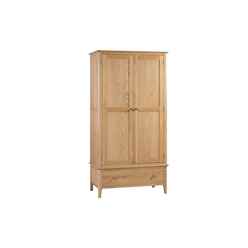 Oakwood 2 Door 1 Drawer Wardrobe