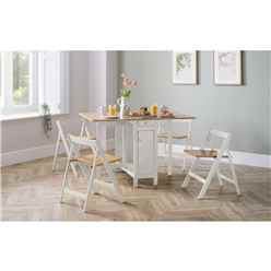 Savoy Dining Set - With white Finish