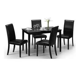 Hudson Black Dining Set