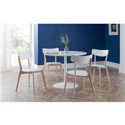 Blanco White & Casa Dining Set