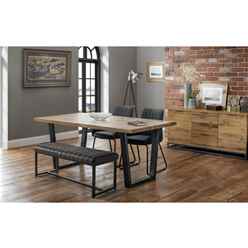 Brooklyn & Soho Dining Set - Bench & 2 Chairs