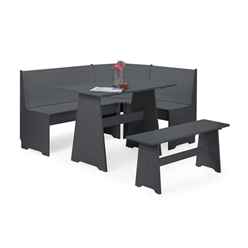 Newport Corner Dining Set - Anthracite