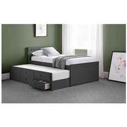 Premier Anthracite Day Bed Single 3ft (90cm) + Pull Out Bed (Guest Bed)