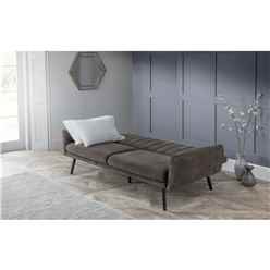 Grey Velvet Sofa Bed