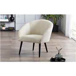 Amari Ivory Boucle Accent Chair