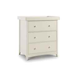 Stone White 3 Drawer Changing Station