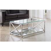 Lavish Tempered Glass Coffee Table 