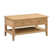 Oak 2 Draw Coffee Table